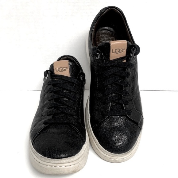 UGG LEATHER SNEAKER SHOE - Picture 1 of 13